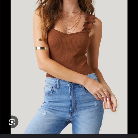 Charlotte Avery Ruffle Bodysuit - Picture 1 of 3